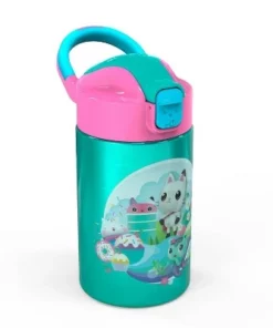 Gabby's Dollhouse 14oz Stainless Steel Double Wall Valiant Bottle - Zak Designs