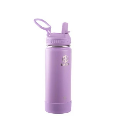 Takeya 18oz Actives Insulated Stainless Steel Water Bottle with Straw Lid Bluestone 8 Takeya 18oz Actives Insulated Stainless Steel Water Bottle with Straw Lid Bluestone - Image 6