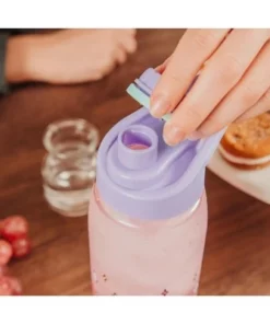 Silver Buffalo Sanrio Hello Kitty Rainbow Treats and Stars Water Bottle with Lid | 28 Ounces -Water Bottles Sales unnamed file 4253