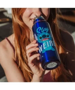 Silver Buffalo Disney Lilo & Stitch "Stay Weird" Stainless Steel Water Bottle | 27 Ounces -Water Bottles Sales unnamed file 4304