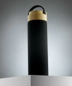 JoyJolt Glass Water Bottle with Carry Strap & Non Slip Silicone Sleeve - 20 oz - Black -Water Bottles Sales unnamed file 4354