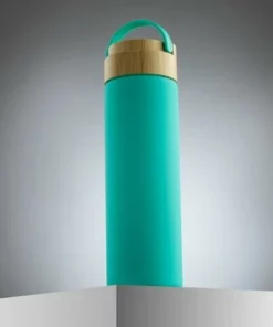 JoyJolt Glass Water Bottle with Carry Strap & Non Slip Silicone Sleeve - 20 oz - Turquoise -Water Bottles Sales unnamed file 4360