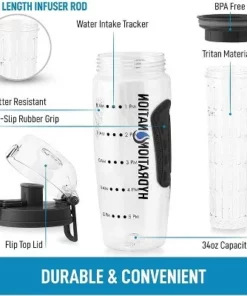 Hydration Nation Portable Water Bottle with Fruit Infuser for Healthy & Delicious Hydration 17 Hydration Nation Portable Water Bottle with Fruit Infuser for Healthy & Delicious Hydration -Water Bottles Sales unnamed file 4420