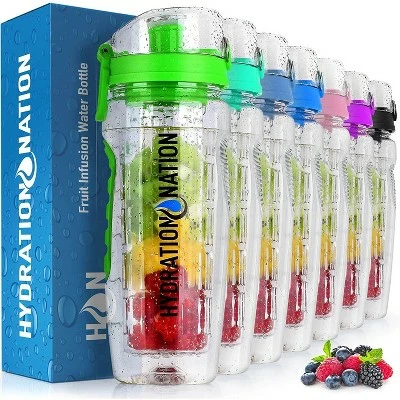 Hydration Nation Portable Water Bottle with Fruit Infuser for Healthy & Delicious Hydration 13 Hydration Nation Portable Water Bottle with Fruit Infuser for Healthy & Delicious Hydration - Image 11