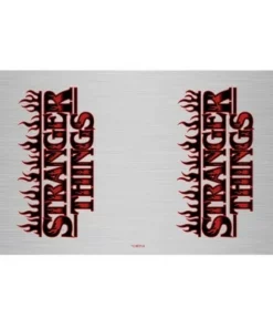 Stranger Things Flame Logo Stainless Steel Water Bottle