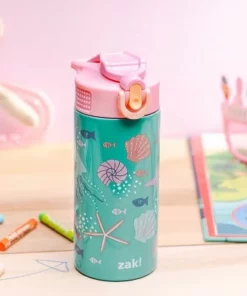 Zak Designs 14 oz Kids Water Bottle Stainless Steel Vacuum Insulated for Cold Drinks, Indoor/Outdoor -Water Bottles Sales unnamed file 4593