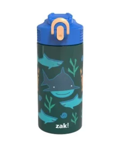 Zak Designs 14 oz Kids Water Bottle Stainless Steel Vacuum Insulated for Cold Drinks, Indoor/Outdoor -Water Bottles Sales unnamed file 4595