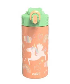 Zak Designs 14 oz Kids Water Bottle Stainless Steel Vacuum Insulated for Cold Drinks, Indoor/Outdoor -Water Bottles Sales unnamed file 4596