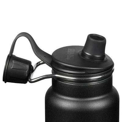 Klean Kanteen 32oz TKWide Stainless Steel Water Bottle with Chug Cap - Black 3 Klean Kanteen 32oz TKWide Stainless Steel Water Bottle with Chug Cap - Black