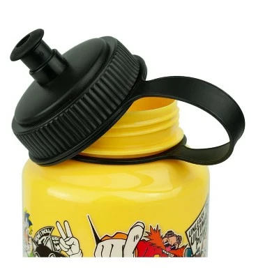 Just Funky Sonic The Hedgehog Sticker Bomb Large Plastic Water Bottle | Holds 32 Ounces 5 Just Funky Sonic The Hedgehog Sticker Bomb Large Plastic Water Bottle | Holds 32 Ounces - Image 3