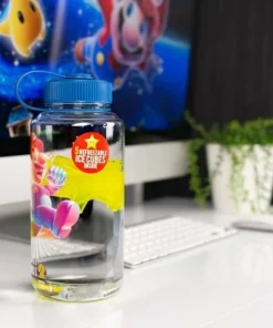 Just Funky Super Mario Bros 6-Inch Plastic Water Bottle | Super Star Ice Cubes -Water Bottles Sales unnamed file 4762