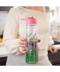 Disney Silver Buffalo Lilo & Stitch "Aloha" Double Wall Tritan Water Bottle | Holds 18 Ounces -Water Bottles Sales unnamed file 4803