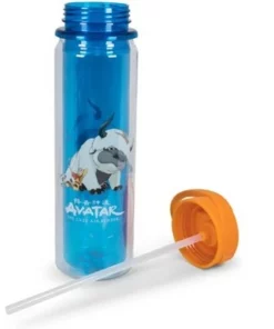 Surreal Entertainment Avatar: The Last Airbender Aang and Appa Water Bottle | Holds 16 Ounces