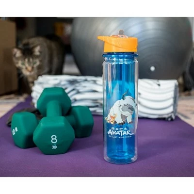 Surreal Entertainment Avatar: The Last Airbender Aang and Appa Water Bottle | Holds 16 Ounces 4 Surreal Entertainment Avatar: The Last Airbender Aang and Appa Water Bottle | Holds 16 Ounces - Image 2