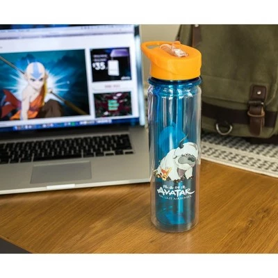 Surreal Entertainment Avatar: The Last Airbender Aang and Appa Water Bottle | Holds 16 Ounces 5 Surreal Entertainment Avatar: The Last Airbender Aang and Appa Water Bottle | Holds 16 Ounces - Image 3