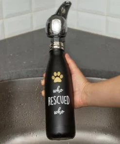Pearhead Water Bottle - Who Rescued Who - 17 fl oz