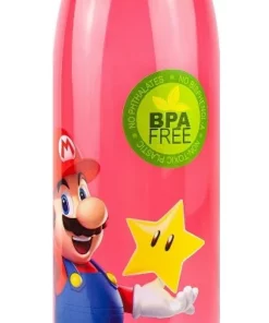 Just Funky Super Mario Bros Red Plastic Water Bottle | 20 oz 10 Just Funky Super Mario Bros Red Plastic Water Bottle | 20 oz -Water Bottles Sales unnamed file 4881