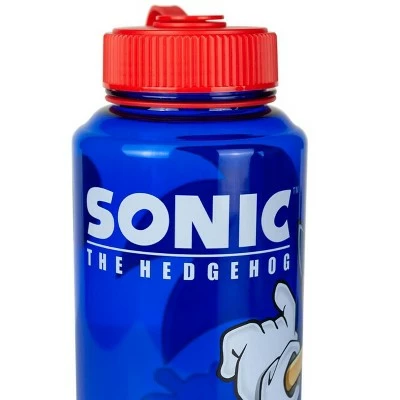 Just Funky Sonic The Hedgehog 32oz Plastic Water Bottle 3 Just Funky Sonic The Hedgehog 32oz Plastic Water Bottle