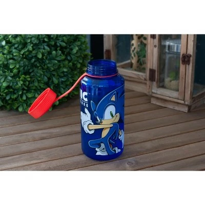 Just Funky Sonic The Hedgehog 32oz Plastic Water Bottle 6 Just Funky Sonic The Hedgehog 32oz Plastic Water Bottle - Image 4