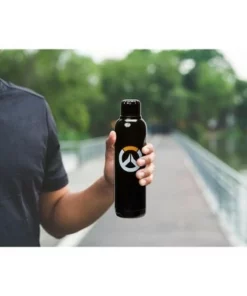 Just Funky Overwatch Logo 17oz Black Stainless Steel Water Bottle -Water Bottles Sales unnamed file 5325