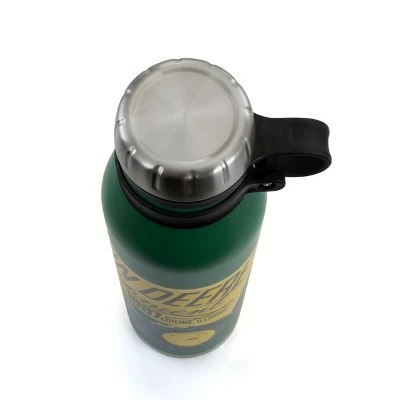 John Deere 25.5 Ounce Stainless Steel Thermal Bottle in Green with Cap and Carry Loop 3 John Deere 25.5 Ounce Stainless Steel Thermal Bottle in Green with Cap and Carry Loop