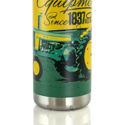 John Deere 25.5 Ounce Stainless Steel Thermal Bottle in Green with Cap and Carry Loop 8 John Deere 25.5 Ounce Stainless Steel Thermal Bottle in Green with Cap and Carry Loop - Image 6