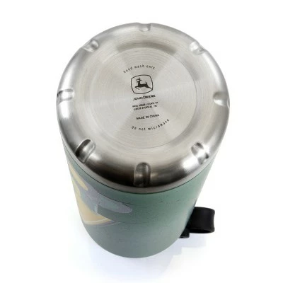 John Deere 25.5 Ounce Stainless Steel Thermal Bottle in Green with Cap and Carry Loop 10 John Deere 25.5 Ounce Stainless Steel Thermal Bottle in Green with Cap and Carry Loop - Image 8