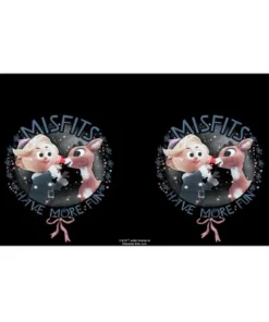 Rudolph the Red-Nosed Reindeer Misfits Have More Fun Stainless Steel Water Bottle