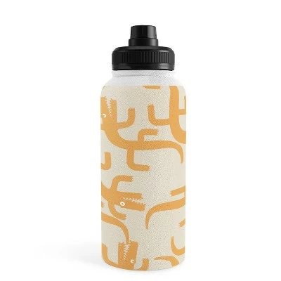 MSRYSTUDIO Croc Fun Sun Bath Water Bottle - Society6 3 MSRYSTUDIO Croc Fun Sun Bath Water Bottle - Society6
