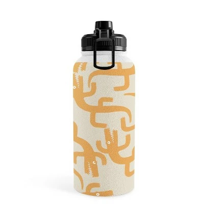 MSRYSTUDIO Croc Fun Sun Bath Water Bottle - Society6 4 MSRYSTUDIO Croc Fun Sun Bath Water Bottle - Society6 - Image 2