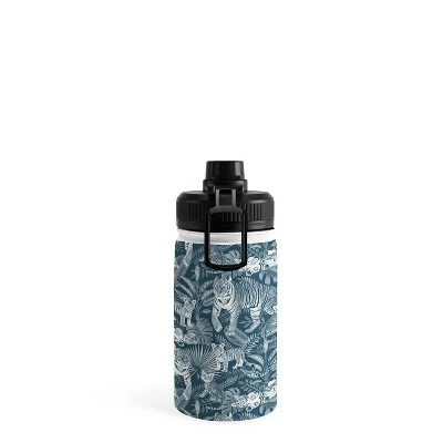 Julia Madoka Family of Tigers Monochrome Water Bottle - Society6 4 Julia Madoka Family of Tigers Monochrome Water Bottle - Society6 - Image 2