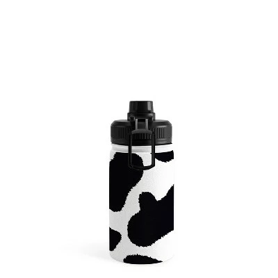 MariaMariaCreative Mooooo Black and White Water Bottle - Society6 4 MariaMariaCreative Mooooo Black and White Water Bottle - Society6 - Image 2
