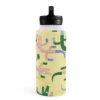 MSRYSTUDIO Crocodile Geometry Water Bottle - Society6 -Water Bottles Sales unnamed file 5502
