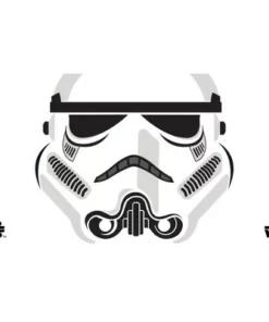 Star Wars Stormtrooper Face Stainless Steel Water Bottle