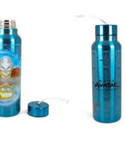 Silver Buffalo Avatar: The Last Airbender Aang Stainless Steel Water Bottle | Holds 27 Ounces