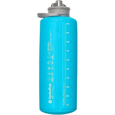 HydraPak Flux 1L Ultra-Light Flexible Water Bottle 3 HydraPak Flux 1L Ultra-Light Flexible Water Bottle