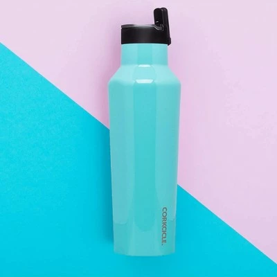 Corkcicle Classic 20 Ounce Canteen Triple Insulated Stainless Steel Water Bottle with Screw Cap and Extra Wide Mouth, Gloss Turquoise 6 Corkcicle Classic 20 Ounce Canteen Triple Insulated Stainless Steel Water Bottle with Screw Cap and Extra Wide Mouth, Gloss Turquoise - Image 4