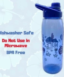Disney Lilo & Stitch Not Today 28-Ounce Plastic Water Bottle w/ Screw Lid