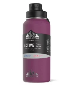HydraPeak 32oz Wide Mouth Stainless Steel Water Bottle