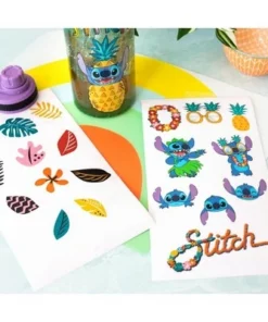 Silver Buffalo Disney Lilo & Stitch Pineapple 32-Ounce Twist Spout Water Bottle And Sticker Set -Water Bottles Sales unnamed file 5631