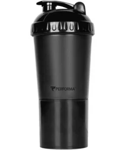 Performa Activ 24 oz. Shaker Cup Plus with Storage Container - Black