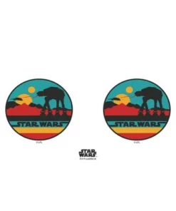 Star Wars AT-AT Retro Circle Stainless Steel Water Bottle