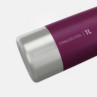 Decathlon Quechua MH100, Stainless Steel Screw Top Hiking Water Bottle, 34oz 4 Decathlon Quechua MH100, Stainless Steel Screw Top Hiking Water Bottle, 34oz - Image 2