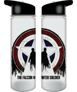 The Falcon And The Winter Soldier Marvel Falcon & The Winter Soldier TV Series 24 Oz. Plastic Water Bottle