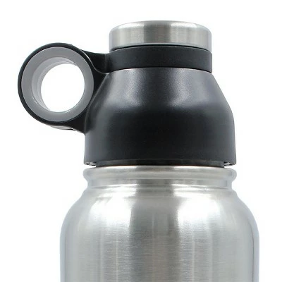 Brentwood GeoJug 40oz Stainless Steel Vacuum Insulated Water Bottle in Black 3 Brentwood GeoJug 40oz Stainless Steel Vacuum Insulated Water Bottle in Black