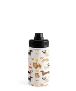 Avenie Dog Pattern Water Bottle - Society6