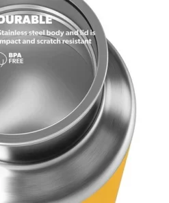 Dometic THRM66 Thermo 22 Ounce Stainless Steel Ergonomic Vacuum Sealed Bottle with Double Wall Insulation, Fits All Standard Cup Holders, Glow -Water Bottles Sales unnamed file 5721