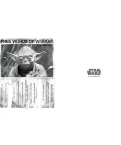 Star Wars Yoda Words of Wisdom Stainless Steel Water Bottle