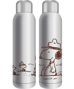 Peanuts Snoopy Line Art 22 Oz Stainless Steel Insulated Vacuum Water Bottle