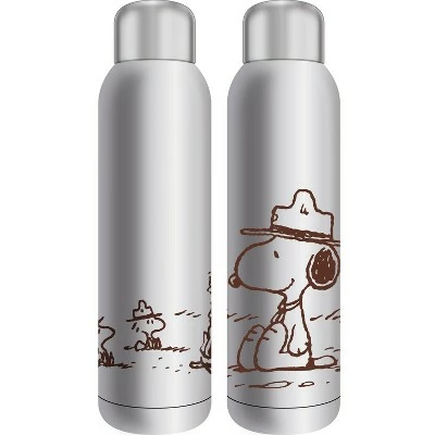 Peanuts Snoopy Line Art 22 Oz Stainless Steel Insulated Vacuum Water Bottle 3 Peanuts Snoopy Line Art 22 Oz Stainless Steel Insulated Vacuum Water Bottle
